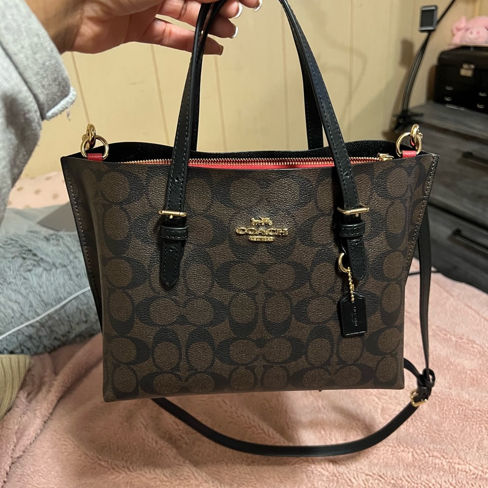 AUTHENTIC Coach Mollie Tote 25 brown